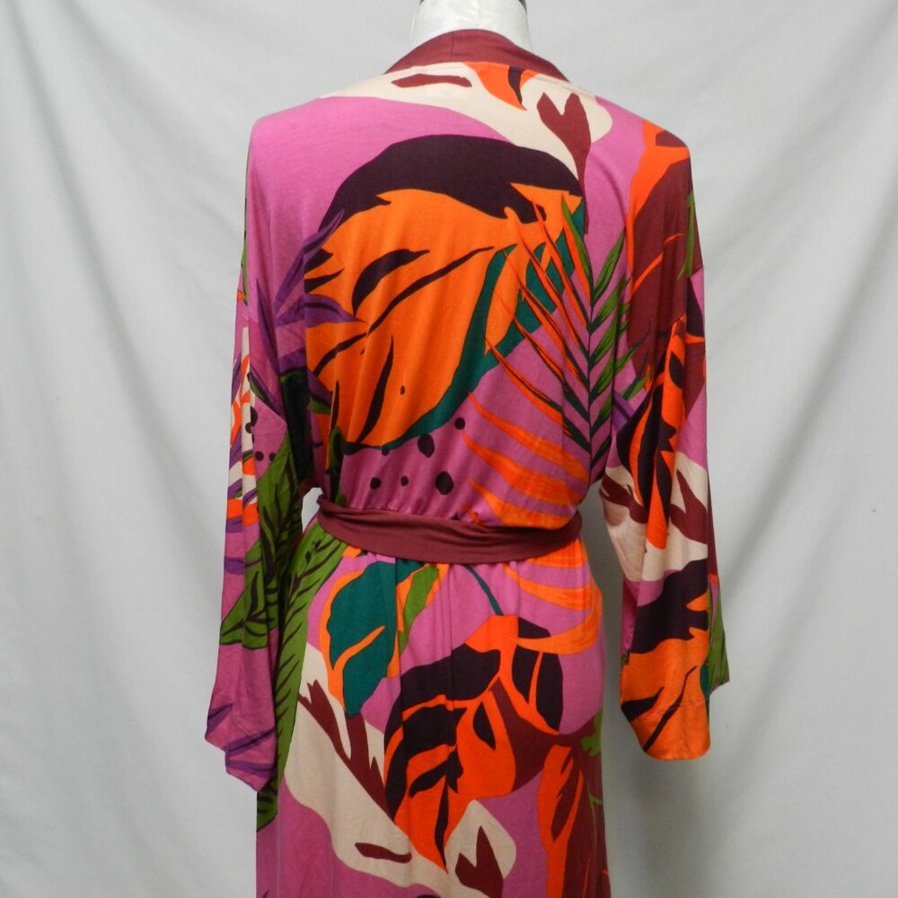 SOMA Cool Nights Rayon Robe Pockets Colorful Size Sz Small Medium Sm Md S M - Picture 6 of 16